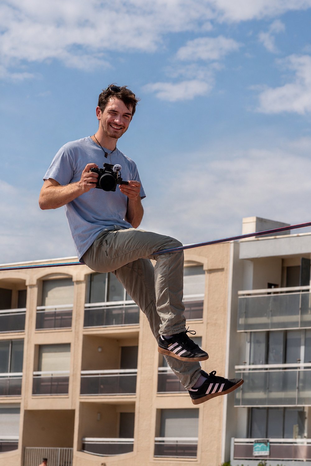Portrait — Quentin, Visual Slackline